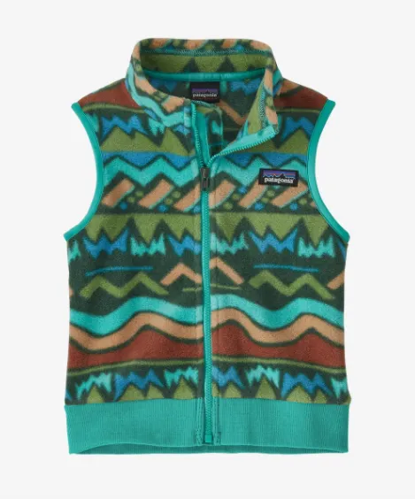 Patagonia Baby Synchilla Fleece Vest - Lofoten Geo: Fresh Teal