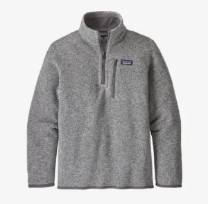 Patagonia Boys' Better Sweater 1/4-Zip Fleece - Stonewash