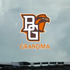 Peekaboo Grandma Static Decal