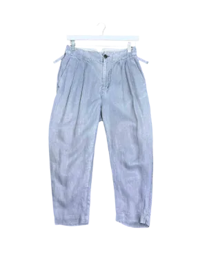 Size S - Pas de Calais Grey Stripe Linen Pants