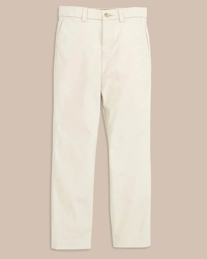 Southern Tide Boys Channel Marker Pant -  Light Khaki