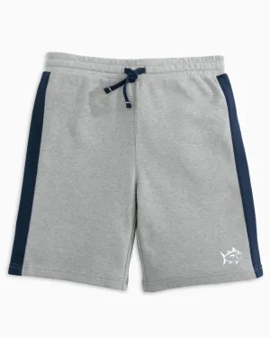 Southern Tide Kids Backrush Heather Lounge Short - Heather Quarry