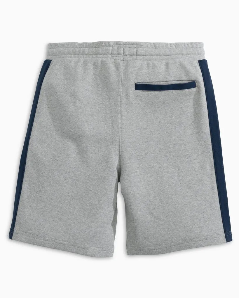 Southern Tide Kids Backrush Heather Lounge Short - Heather Quarry
