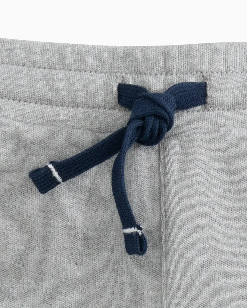 Southern Tide Kids Backrush Heather Lounge Short - Heather Quarry