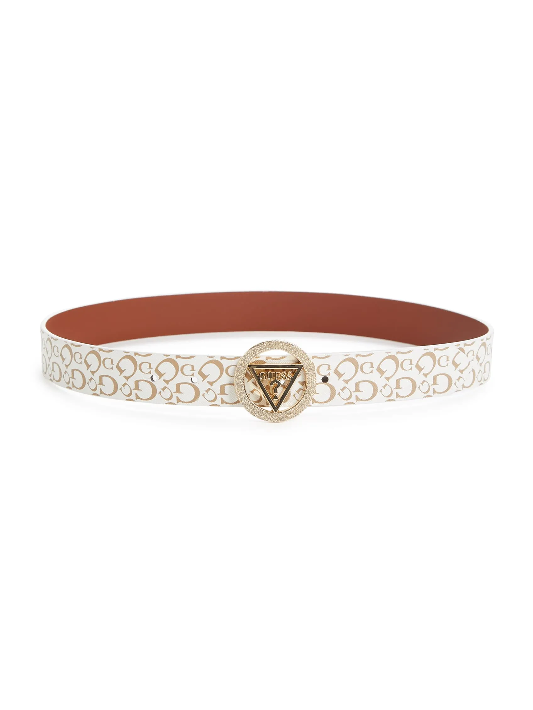 Sparkle Buckle Logo Belt