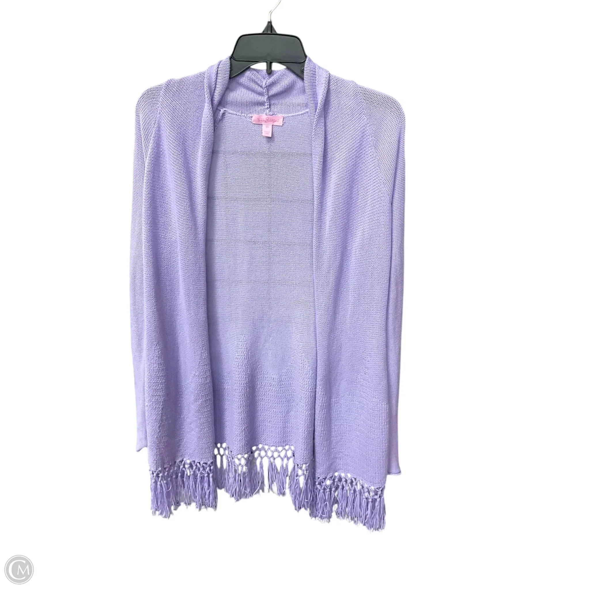 Sweater Cardigan Designer By Lilly Pulitzer In Purple, Size: Xs