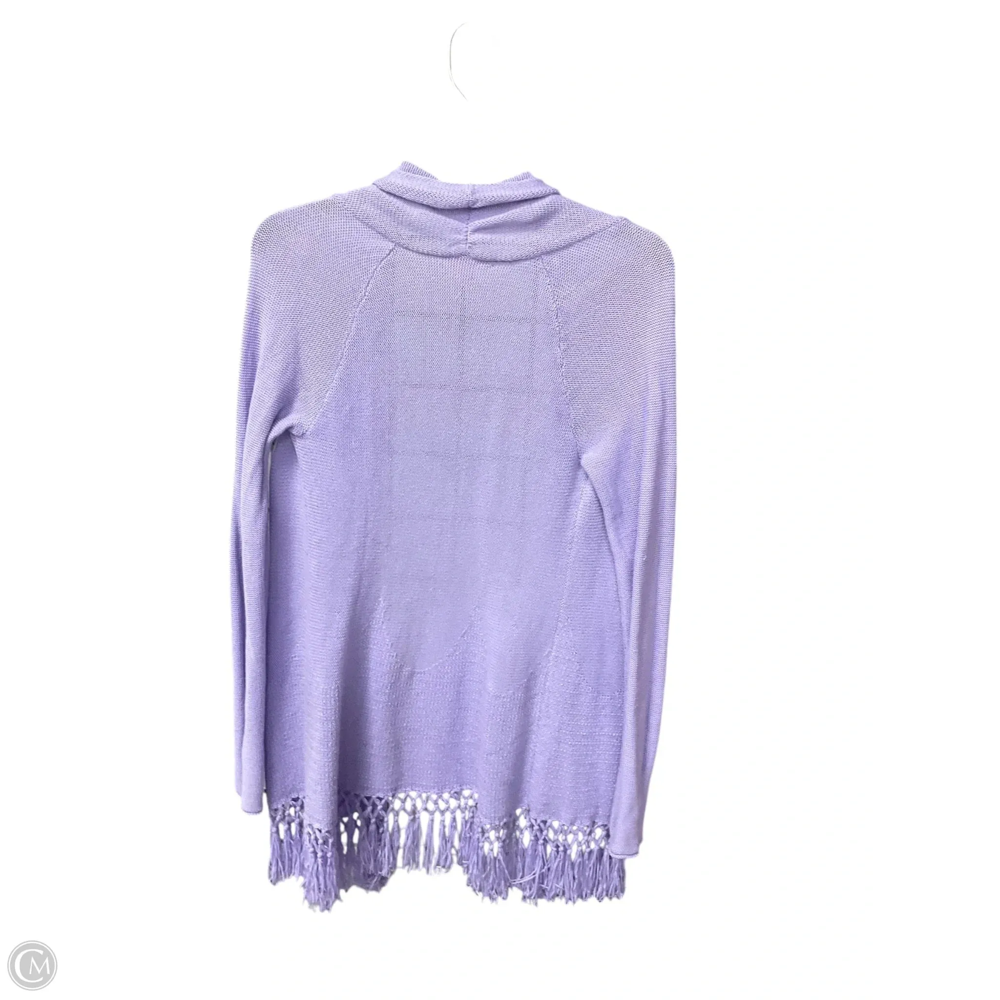 Sweater Cardigan Designer By Lilly Pulitzer In Purple, Size: Xs