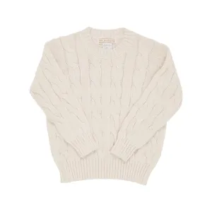 The Beaufort Bonnet Company Children's Crawford Crewneck - Palmetto Pearl