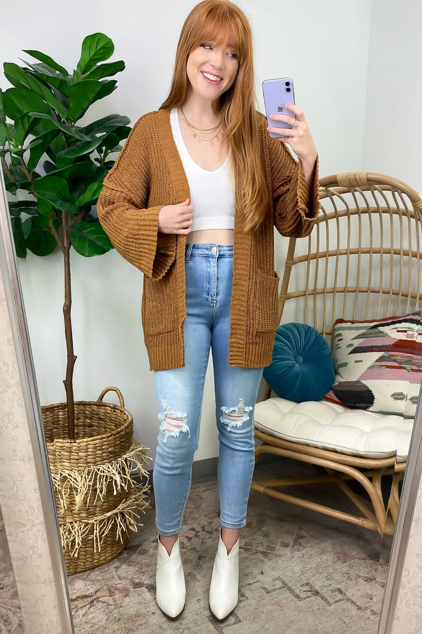 Toasty Chic Long Sleeve Pocket Cardigan - FINAL SALE