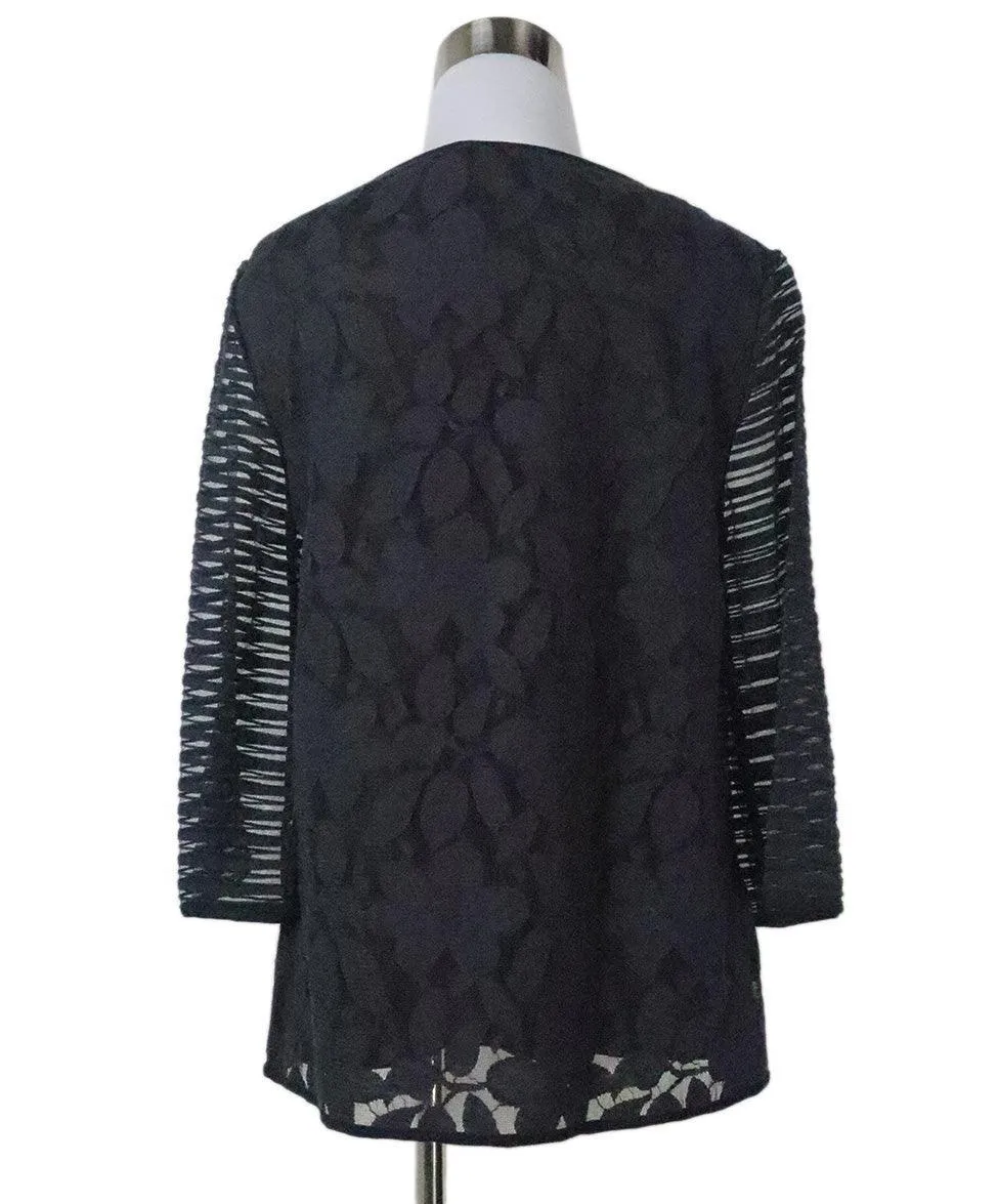 Tory Burch Navy Lace Top sz 4
