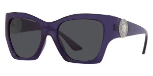 Versace Women's 55mm Transparent Purple Sunglasses