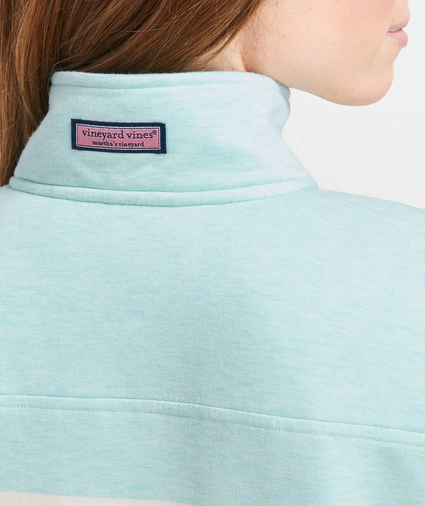 Vineyard Vines Dreamcloth Striped Relaxed Shep Shirt - Crystal Blue