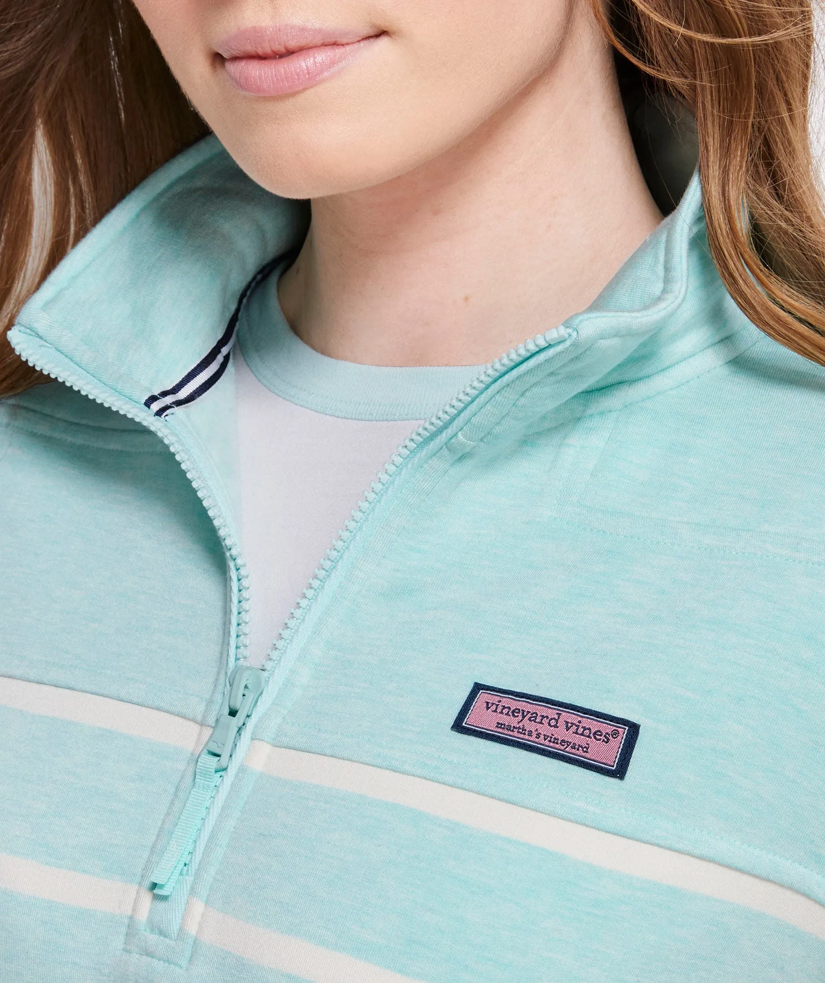 Vineyard Vines Dreamcloth Striped Relaxed Shep Shirt - Crystal Blue