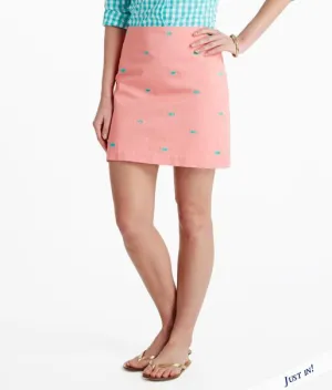 Vineyard Vines Fish Embroidered Margo Skirt
