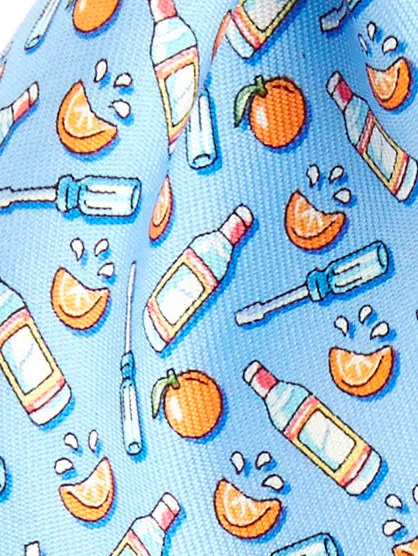 Vineyard Vines Tie - Screwdriver in Royal Blue