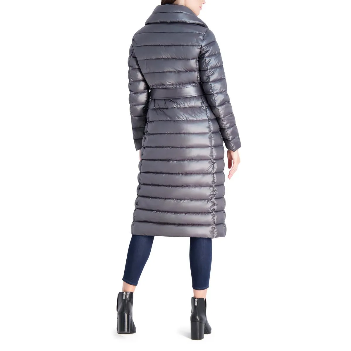 Womens Quilted Long Puffer Jacket